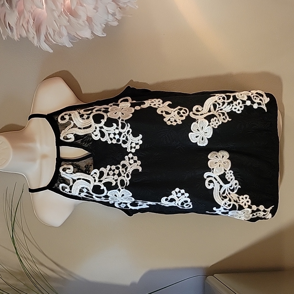 INC Embroidered Top